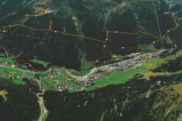 Panoramabilder (Sommer) - St Anton am Arlberg Panoramabilder (Sommer) - St Anton am Arlberg