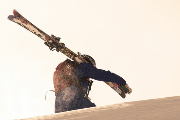 Skifahrer in St. Anton am Arlberg Skifahrer in St. Anton am Arlberg